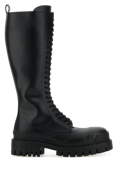 Shop Balenciaga Boots In Black