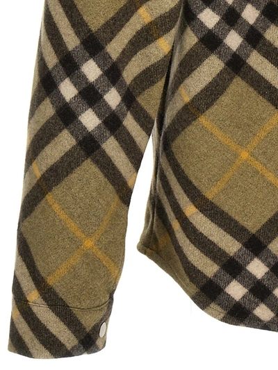 Shop Burberry 'check' Shirt In Multicolor