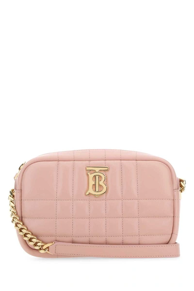 Shop Burberry Shoulder Bags In Pink