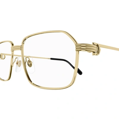 Shop Cartier Eyeglass In Gold