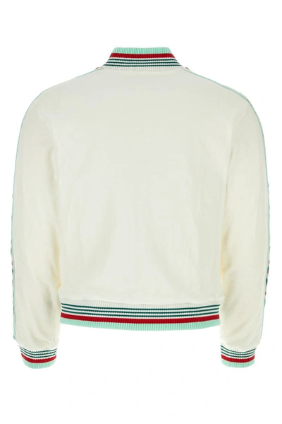 Shop Casablanca Sweatshirts In Offwhite