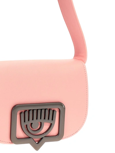 Shop Chiara Ferragni 'eyelike' Shoulder Bag In Pink