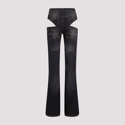 Shop Egonlab Pantaslip Jeans In Black