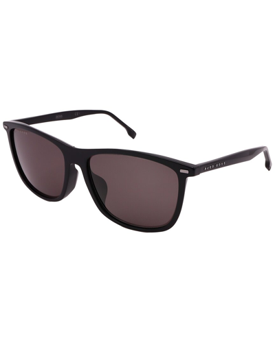 Shop Hugo Boss Boss  Men's 1215/f/sk 0807 59mm Sunglasses In Black