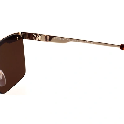 Off-white Sunglasses In Gold