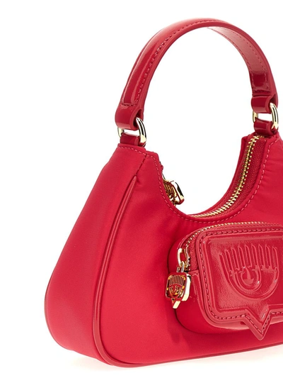 Shop Chiara Ferragni 'vicky' Mini Handbag In Fuchsia
