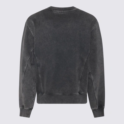 Shop Daily Paper Grey Cotton Sweatshirt In Grey Flannel