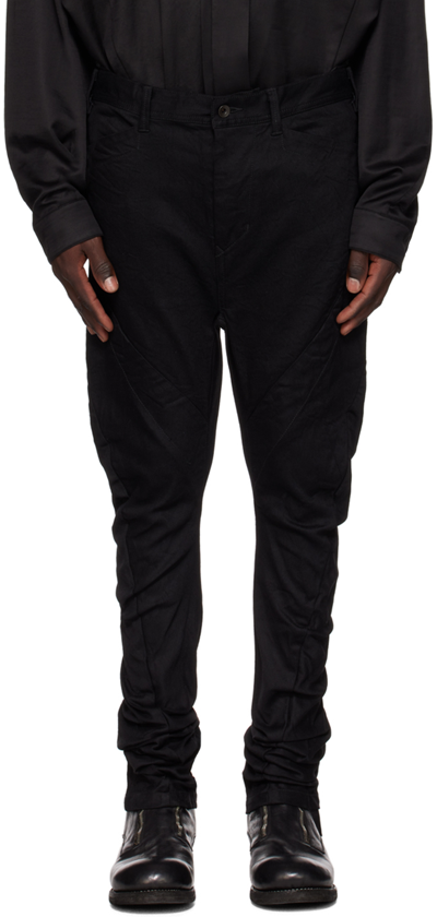 Julius Black Edge Seam Jeans In Black