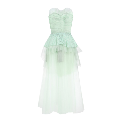 Shop Maison Margiela Sleeveless Dress In Green