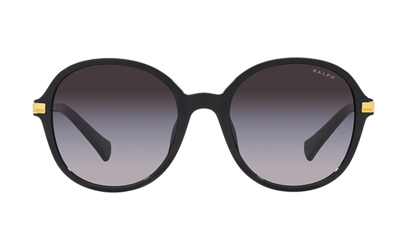 Shop Ralph Lauren Ralph By  Eyewear Round Frame Sunglasses In Black