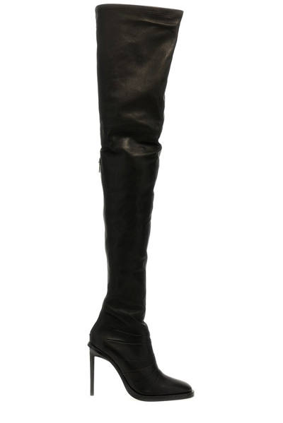 Shop Ann Demeulemeester Adna Stretched Boots In Black