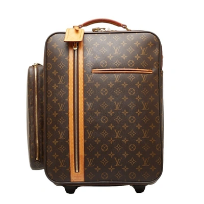 Pre-owned Louis Vuitton Bosphore Brown Canvas Briefcase Bag ()