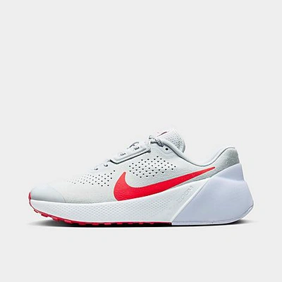 Shop Nike Men's Air Zoom Tr 1 Training Shoes In Pure Platinum/football Grey/university Red
