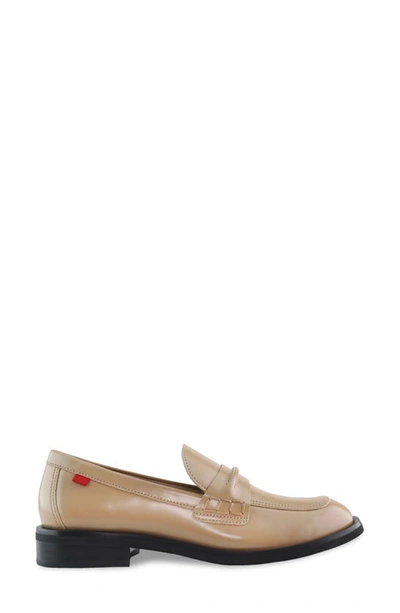 Shop Marc Joseph New York Rachel Court Loafer In Sand Polished Matte Napa