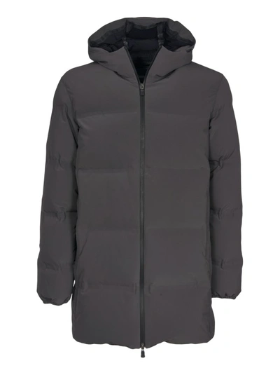 Shop Herno Laminar Down Jacket In Grey