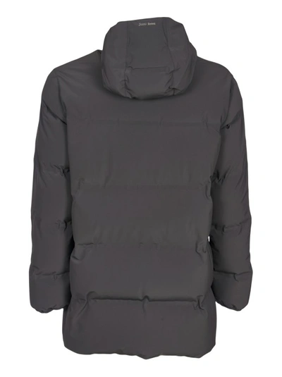 Shop Herno Laminar Down Jacket In Grey