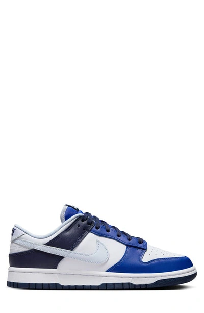 Shop Nike Dunk Low Sneaker In White/ Football Grey/ Royal