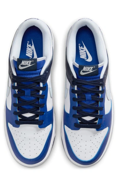 Shop Nike Dunk Low Sneaker In White/ Football Grey/ Royal