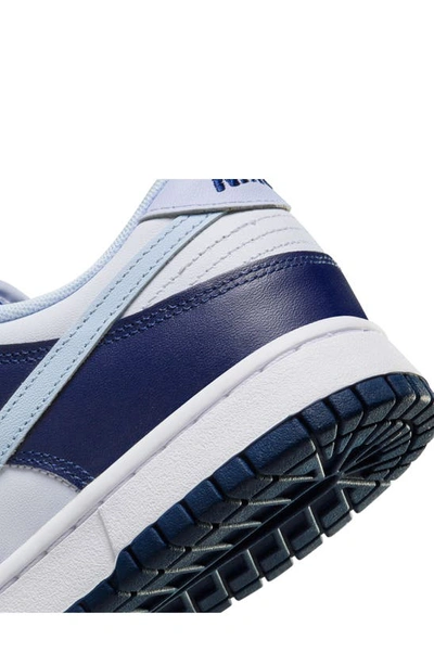 Shop Nike Dunk Low Sneaker In White/ Football Grey/ Royal