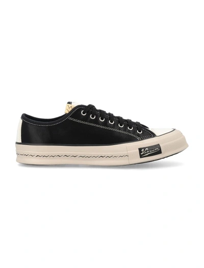 Shop Visvim Skagway Lo Sneakers In Black