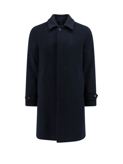 Shop Hevo Cashmere Coat In Black