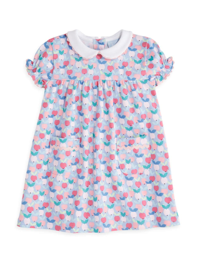 Shop Bella Bliss Baby Girl's & Little Girl's Marta Fruit Print Dress In Blue Orchard