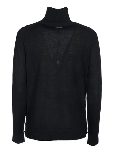 Shop Michael Kors High Collar Black Sweater