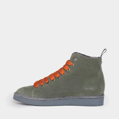 Shop Pànchic Green Orange Ankle Boots
