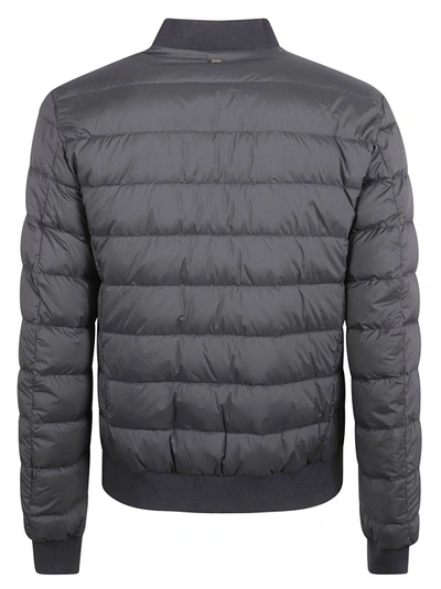 Shop Herno Blue Feather Down Padded Coat