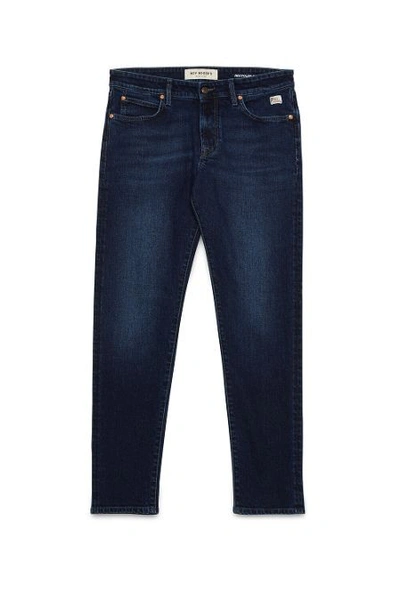 Roy Rogers Recycled Cotton Denim In Blue