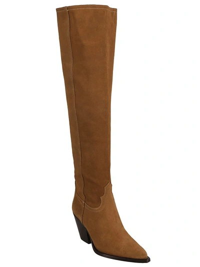 Shop Sonora 70mm Suede Boots In Brown