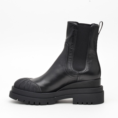 Shop Premiata Black Leather Ankle Boot