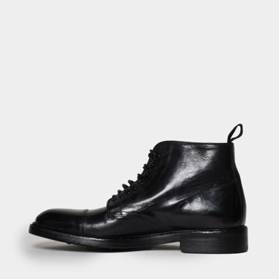 Shop Green George Black High Ankle Boot