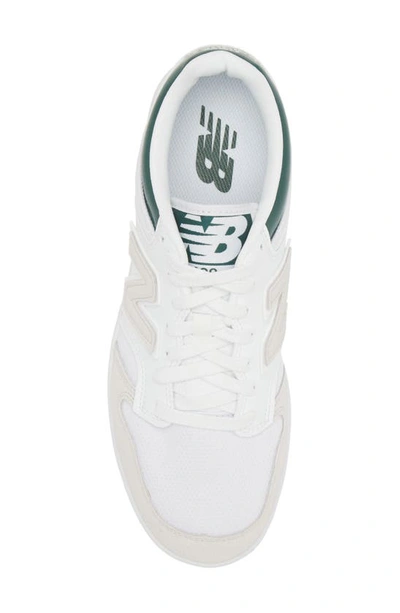 Shop New Balance 480 Sneaker In White/ Night Watch Green