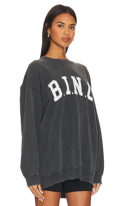 Shop Anine Bing Tyler Bing Sweatshirt In Black