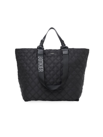 Shop Botkier Women's Carlisle Quilted Tote Bag In Black