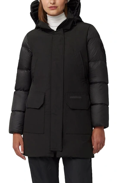 Canada Goose Black Black Label Paradigm Trillium Down Jacket In Black - Noir
