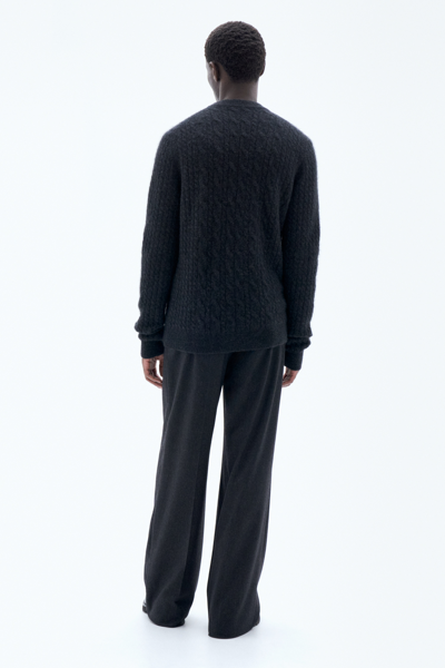 Shop Filippa K Johannes Braid Sweater In Grey