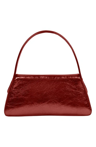Shop Liselle Kiss Elliot Leather Top Handle Bag In Scarlet