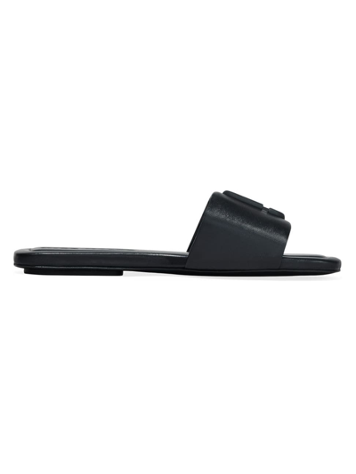 Shop Marc Jacobs Women's The J Marc Leather Sandals In Black