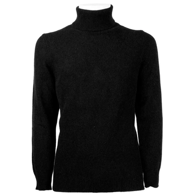 Shop Emilio Romanelli Black Cashmere Sweater