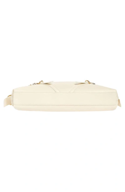 Shop Givenchy Medium Voyou Leather Hobo In Ivory