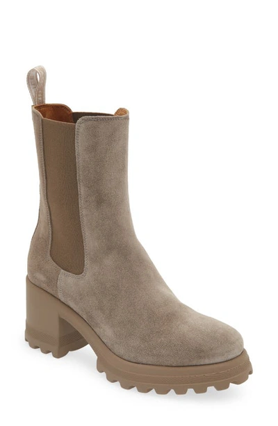 Shop Voile Blanche Claire Chelsea Boot In Mid Grey