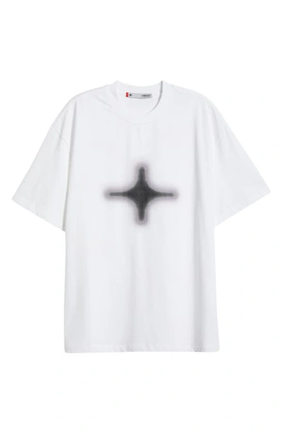 Shop Tombogo T-star Half Tone Cotton Graphic T-shirt In White