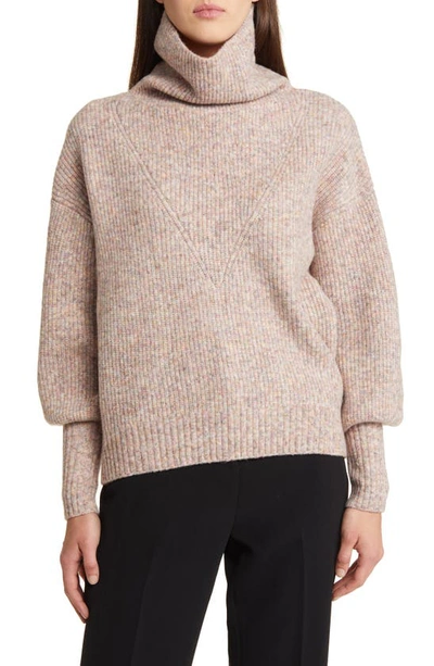 Shop Ted Baker Cchloe Wool Blend Turtleneck Sweater In Light Pink