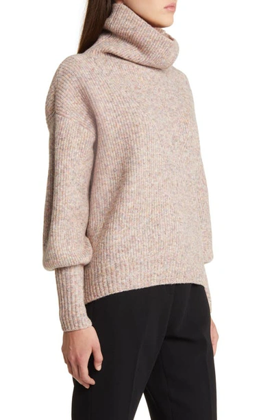 Shop Ted Baker Cchloe Wool Blend Turtleneck Sweater In Light Pink