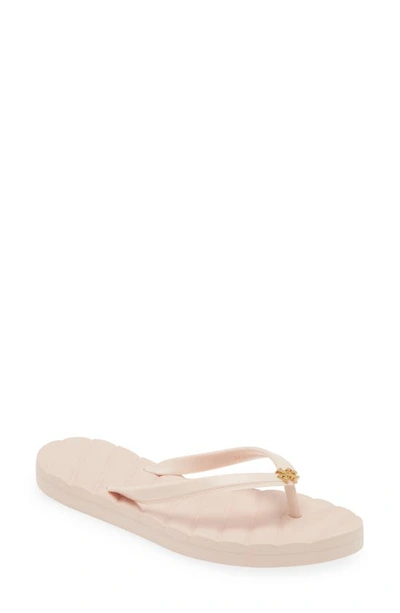 Shop Tory Burch Kira Flip Flop In Meadowsweet / Gold