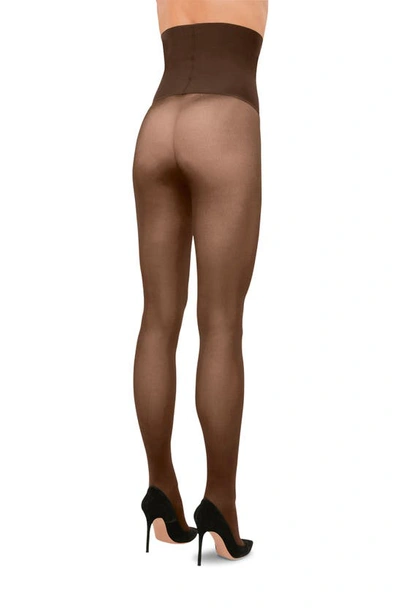 Shop Wolford Fatal High Waist Tights In Umber
