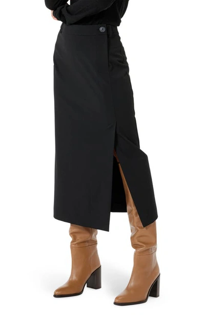 Shop Sophie Rue Hunter Midi Skirt In Black