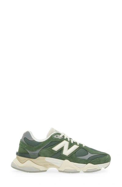 Shop New Balance 9060 Sneaker In Nori/ Slate Grey